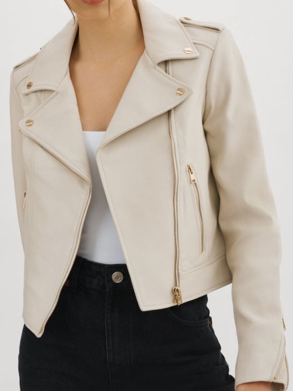 LAMARQUE Moto Donna Jacket Bone Small
